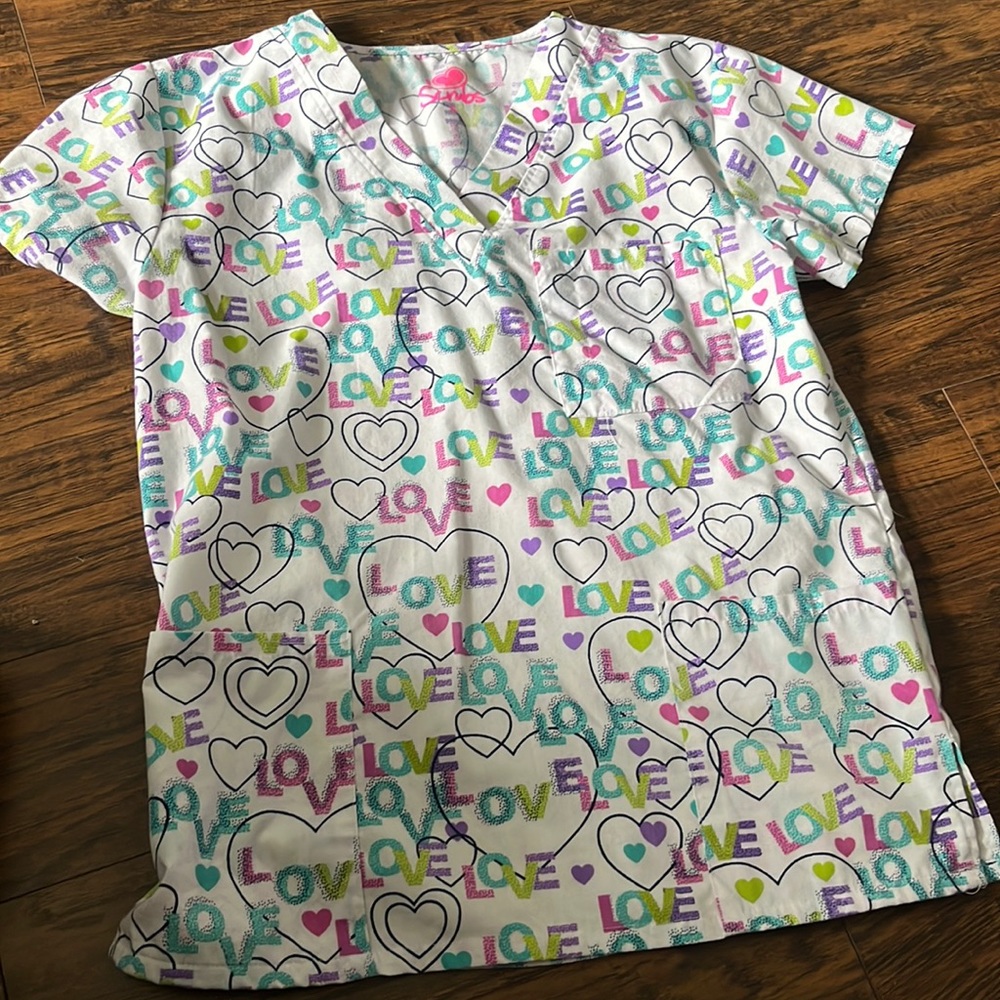 LOVE Scrub Top